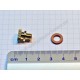 Screw for oiler M 6, brass