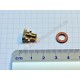 Screw for oiler M 6, brass