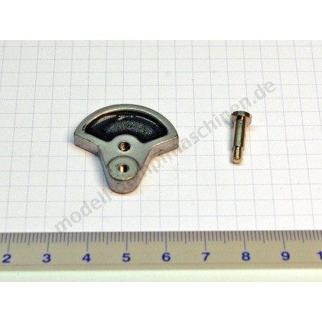 Crank disc with bolt screw