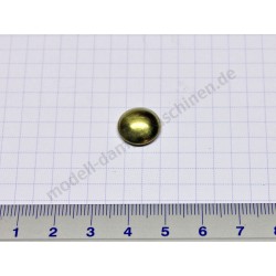 Wheel locking caps for 4 mm axle (brass)