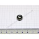 Capuchon de fixation pour axe de 5 mm de diamètre (nickelé)