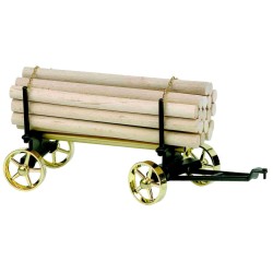 Wilesco A426 Lumber Wagon black-brass