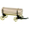 Wilesco A426 Lumber Wagon black-brass