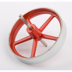 Flywheel, 70 mm diameter, with axle